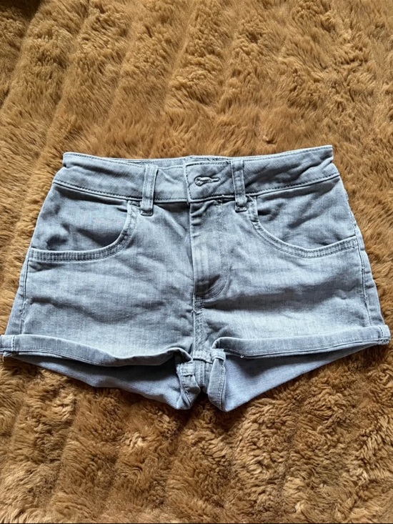 Pants - Light Blue Denim Women's Shorts